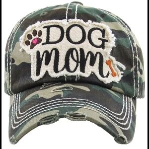 Camo Dog Mom Cap NWT